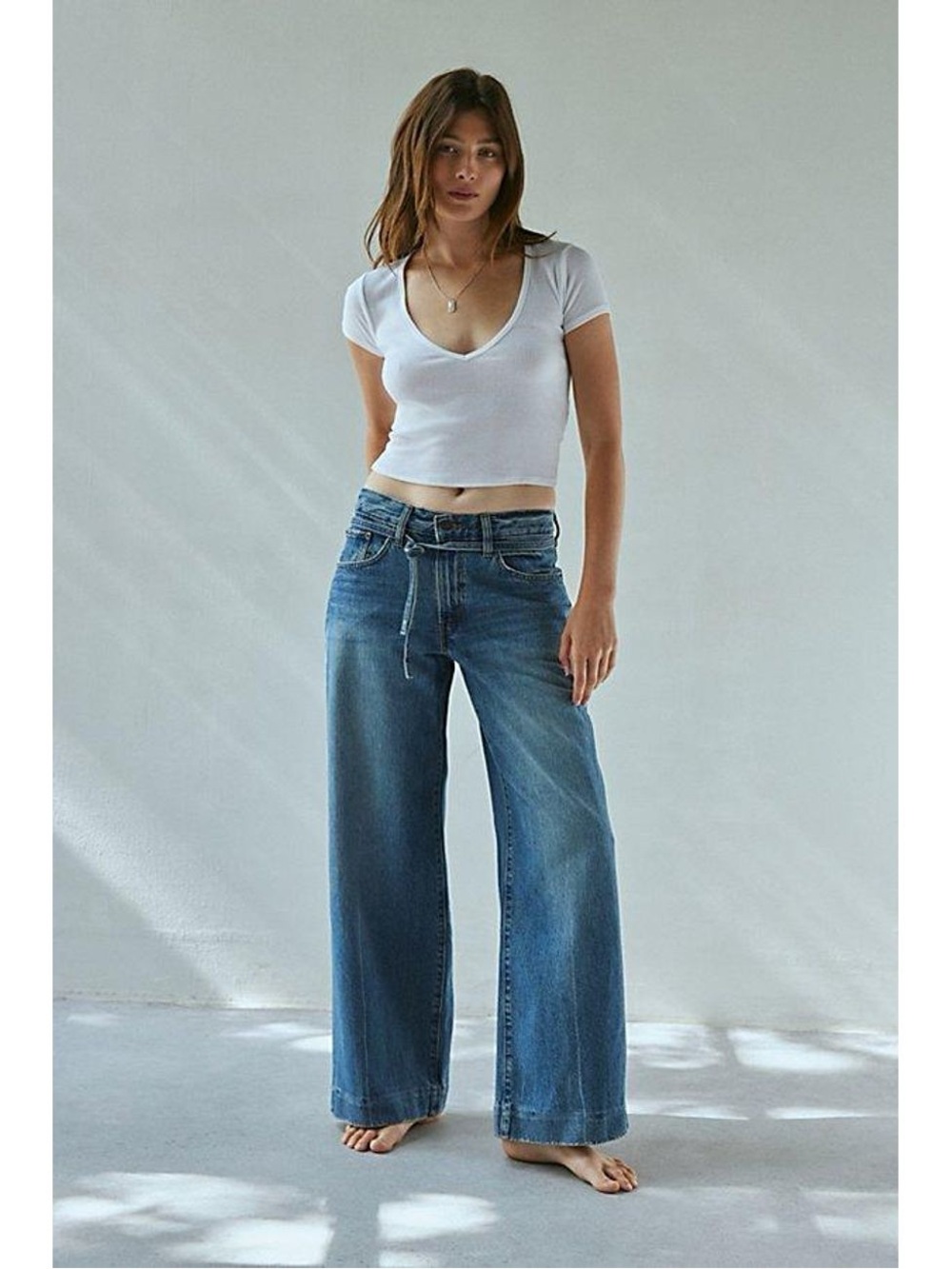 Levi's XL Straight Tie Waist Jeans